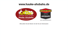 Tablet Screenshot of hauke-ahsbahs.de